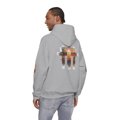 Blessed Cross Hoodie - Christian Faith Pullover for Men & Women