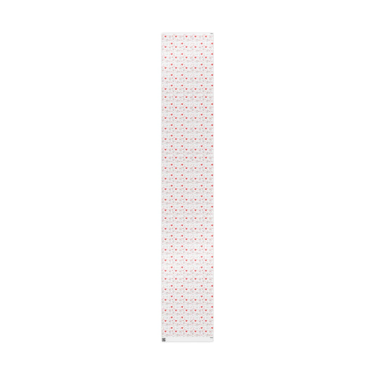 Valentine Cat & Hearts Wrapping Paper Roll — Cute Gift Wrap for Valentine's Day