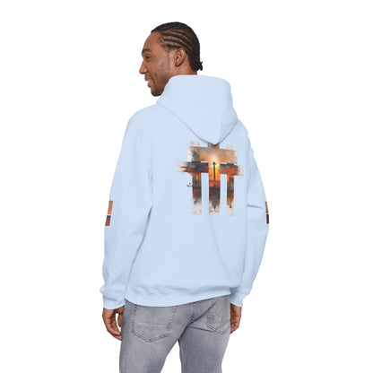 Blessed Cross Hoodie - Christian Faith Pullover for Men & Women