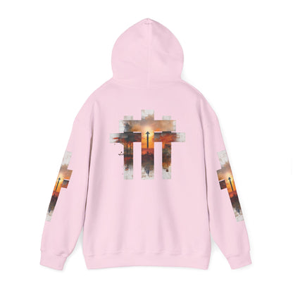 Blessed Cross Hoodie - Christian Faith Pullover for Men & Women