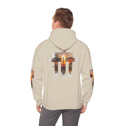 Blessed Cross Hoodie - Christian Faith Pullover for Men & Women