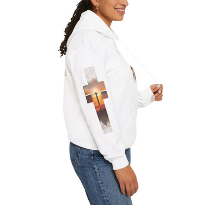 Blessed Cross Hoodie - Christian Faith Pullover for Men & Women