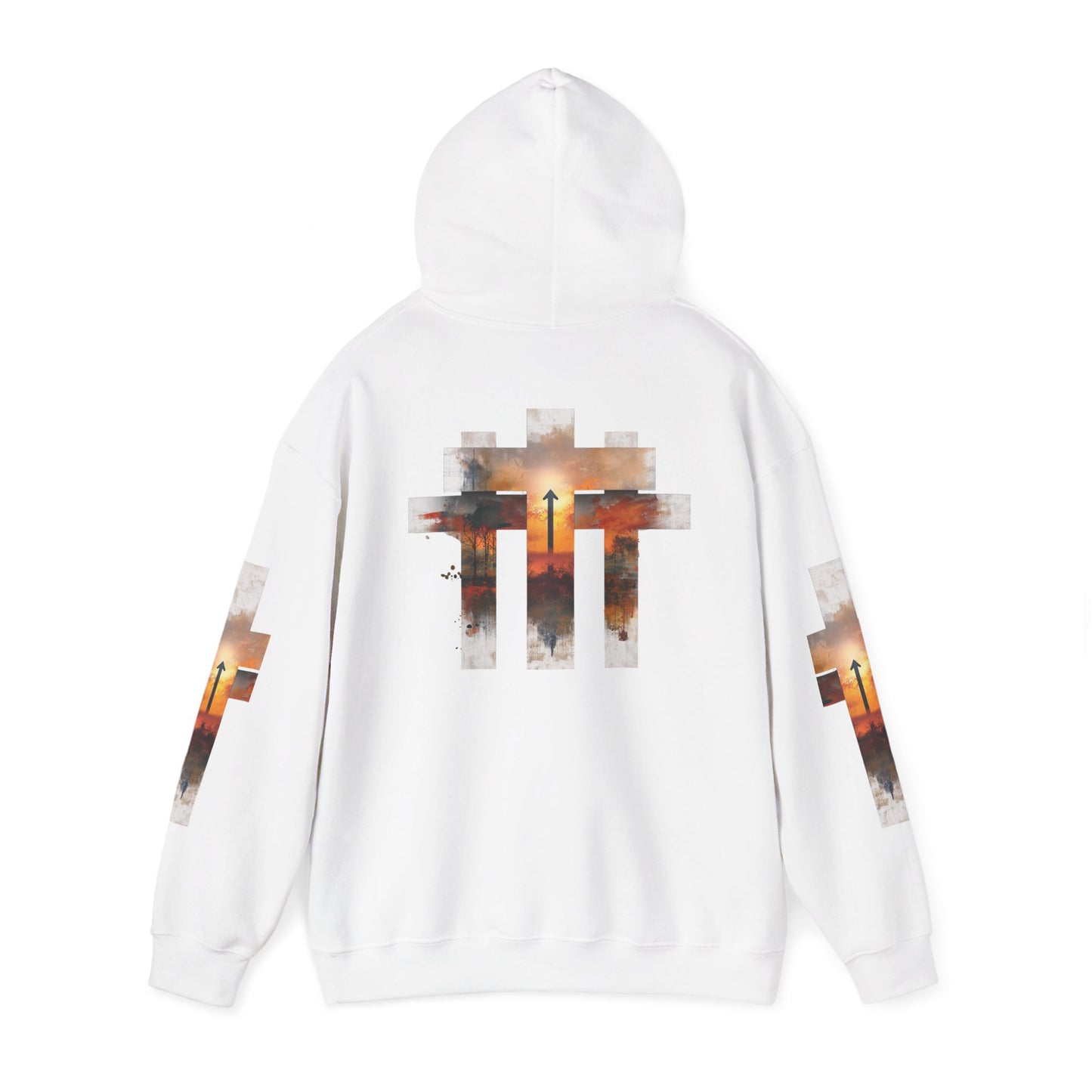 Blessed Cross Hoodie - Christian Faith Pullover for Men & Women