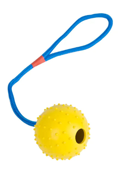Dog Training Rubber Ball with Rope